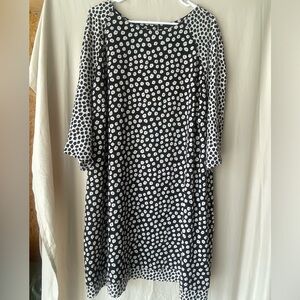 Ellos Monochrome Patterned Dress